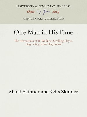 cover image of One Man in His Time